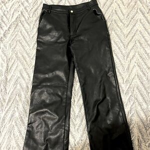 Princess Polly Balck Leather Pants!